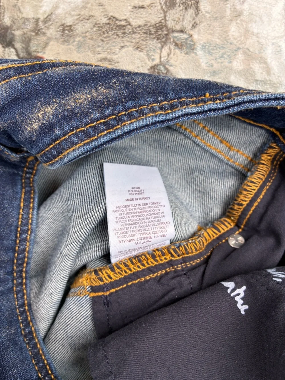 Boden Dark Blue Wide Leg Jeans